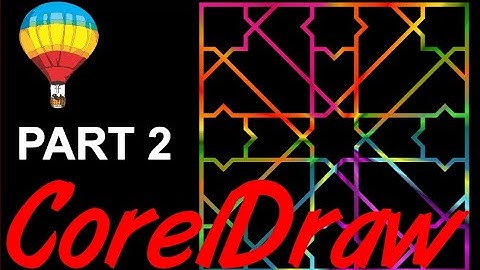 Corel Draw Tips & Tricks Geometric Pattern MORE INFO Part 2