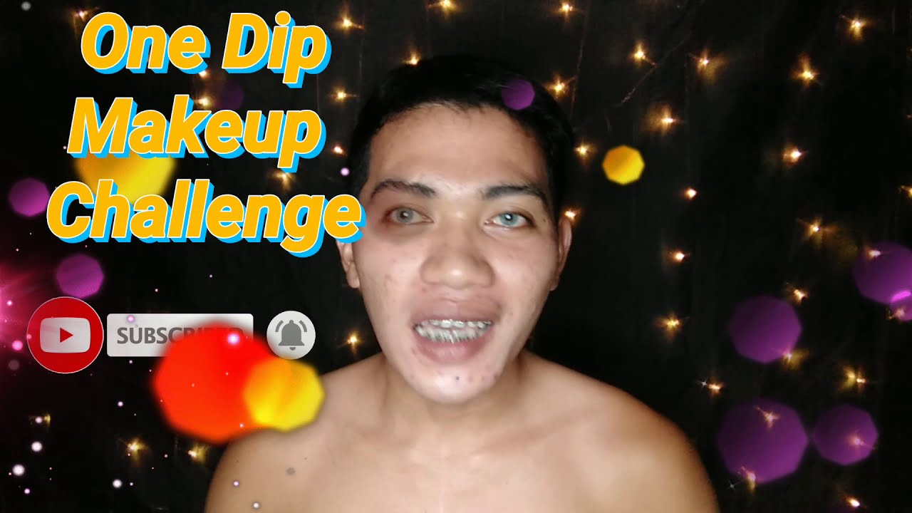 ONE DIP MAKEUP CHALLENGE | Low Budget 🤪😘