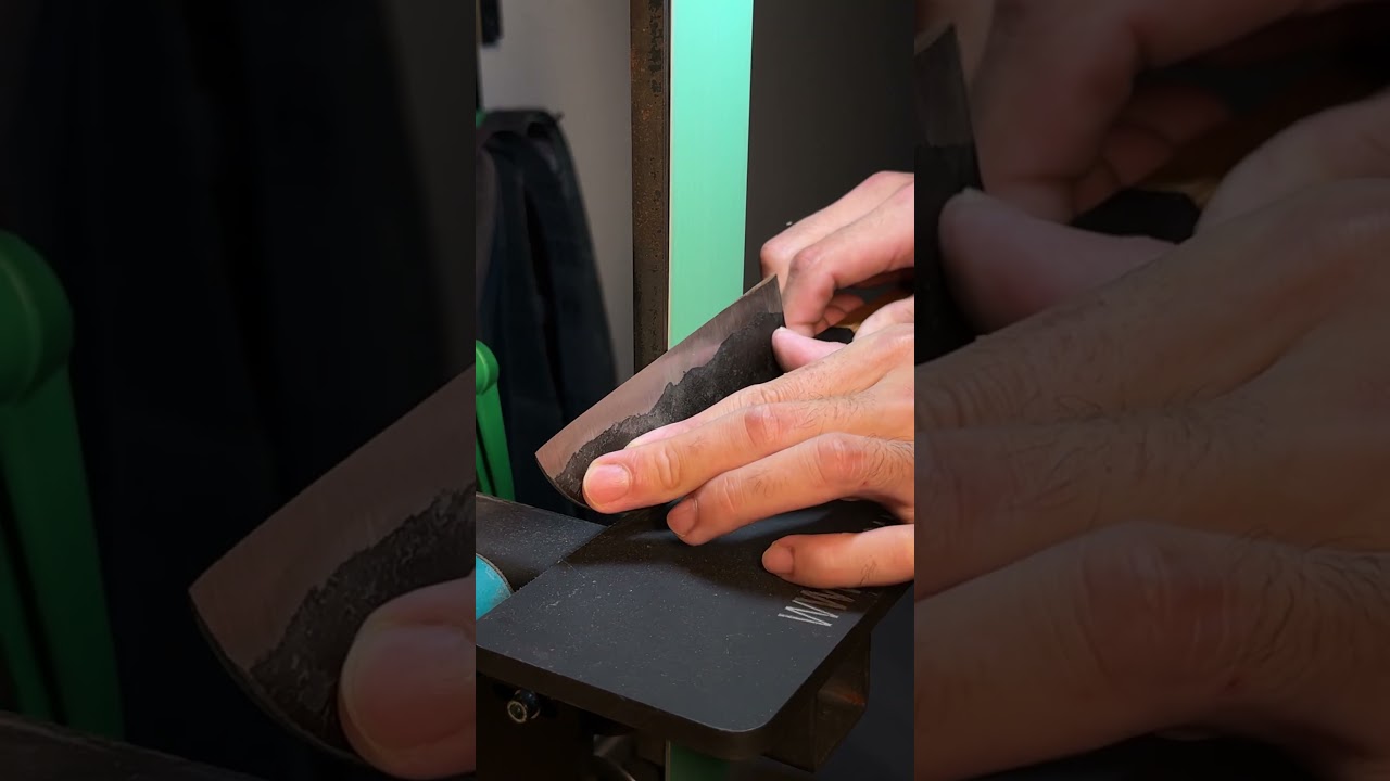 David’s handmade knife, sharpness test! 