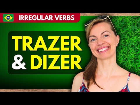 How to Use TRAZER & DIZER in Brazilian Portuguese – Present Tense Made Easy