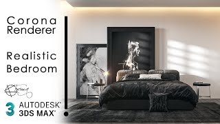 Realistic Bedroom with Corona Renderer | 3ds Max
