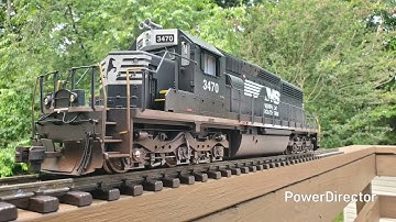 Start-To-Finish Slideshow, G Scale USA Trains NS SD40-2.