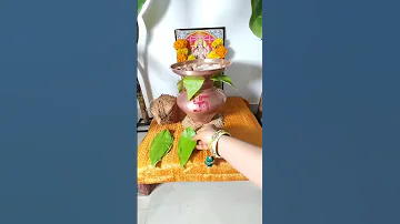 Satyanarayan Puja Decoration Idea#satyanarayankikatha#satyanarayanpujavidhi#shorts