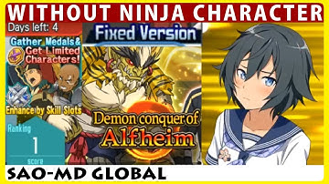 The Fixed Version? Demon Conqueror of Alfheim Ranking Event Master+1 (SAO Memory Defrag)