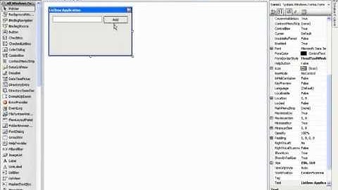VB.NET Programming - List Box in Visual Basic 2008 and 2010