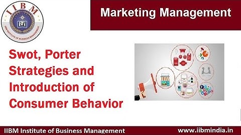 IIBM Institute | Marketing Management | Swot, Porter Strategies & Introduction of Consumer Behavior