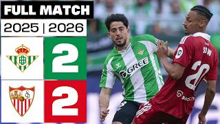 Real Betis 2 - 2 Sevilla FC 2025/26 VISAS MAČAS