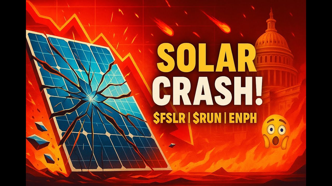 🔥 Solar Stocks CRASH After Senate Bill | $RUN, $FSLR, $ENPH in BIG Trouble?!