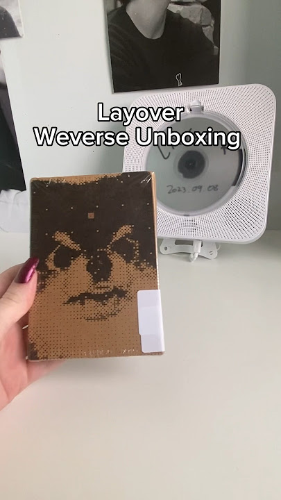 Layover Weverse Unboxing #bts #unboxing #kpop #taehyung #btsarmy