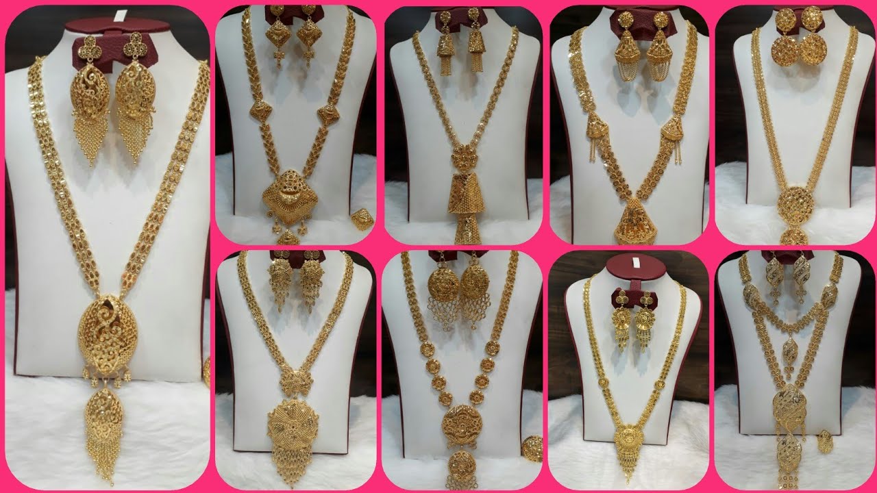 24Crt Gold Plated Jewellery Collection Kuwaiti Set with Guarantee