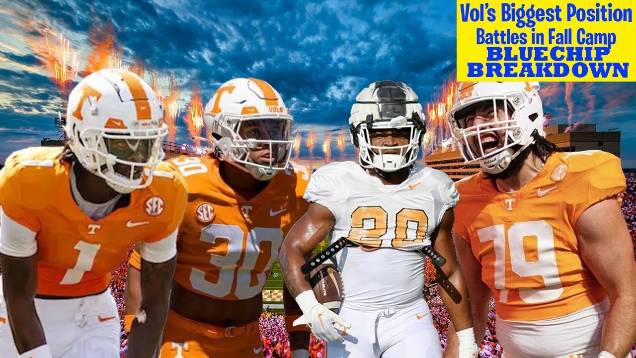 Vol's Big Position Battles in Fall Camp - YouTube