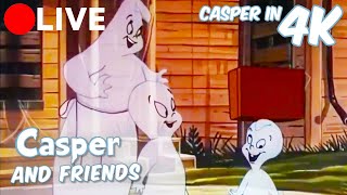 LIVE 🔴 | Casper's Family Fun! ⭐️ | Casper and Friends in 4K | Cartoon for Kids