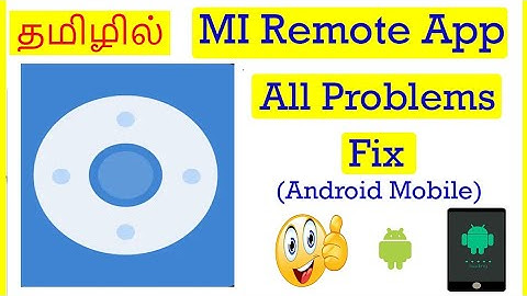 How to Fix Mi remote App  All Problems in Android Mobile Tamil | VividTech