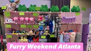 Furry Weekend Atlanta 2025 VLOG!! My first time at FWA!! Artist Alley / Dealer Den