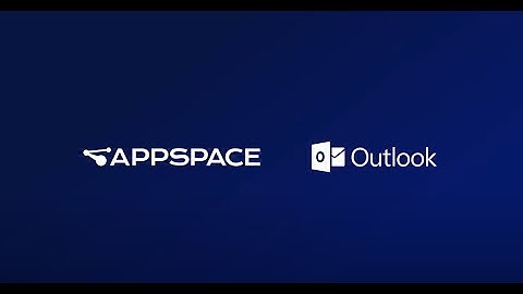 Appspace Add-In for Outlook