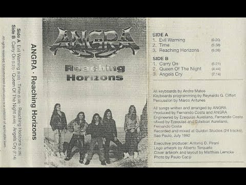 ANGRA - Reaching Horizons/Demo/Bonus Tracks 1992 full album - YouTube