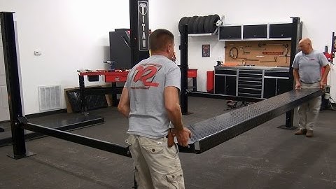 How To - Assembling & Installing a Titan 7K Four Post Parking Lift
