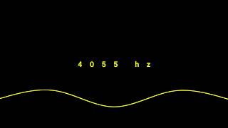 4055 Hz Frequency Tone