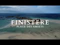 Plage des amiets  france  bretagne  finistre  clder travel brittany beach landscape drone