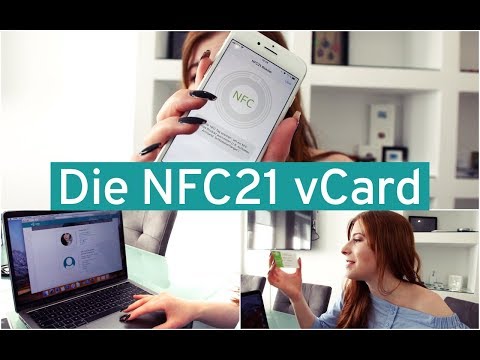 Die NFC21 vCard! Wie funktioniert sie? Wie verwende ich sie richtig?