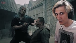 Xqc Reacts To Netflix The Witcher Butcher Of Blaviken Scene Steel For Humans With Chat