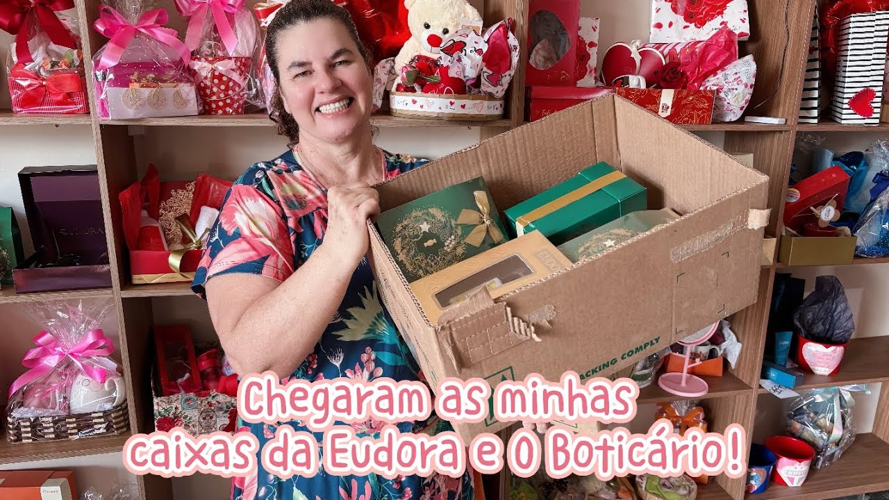 Unboxing completo da Eudora e O Boticário | Mostrando tudo que veio nas caixas! 😍📦