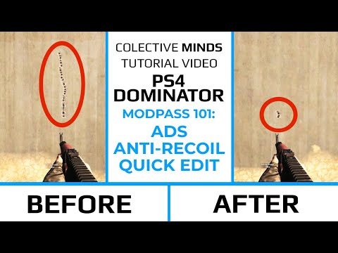 Ads Anti Recoil Quick Edit Tutorial Ps4 Strike Pack Dominator Youtube