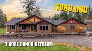 5 Acre Ranch Retreat | Move-In Ready Rambler + Extensive Outbuildings