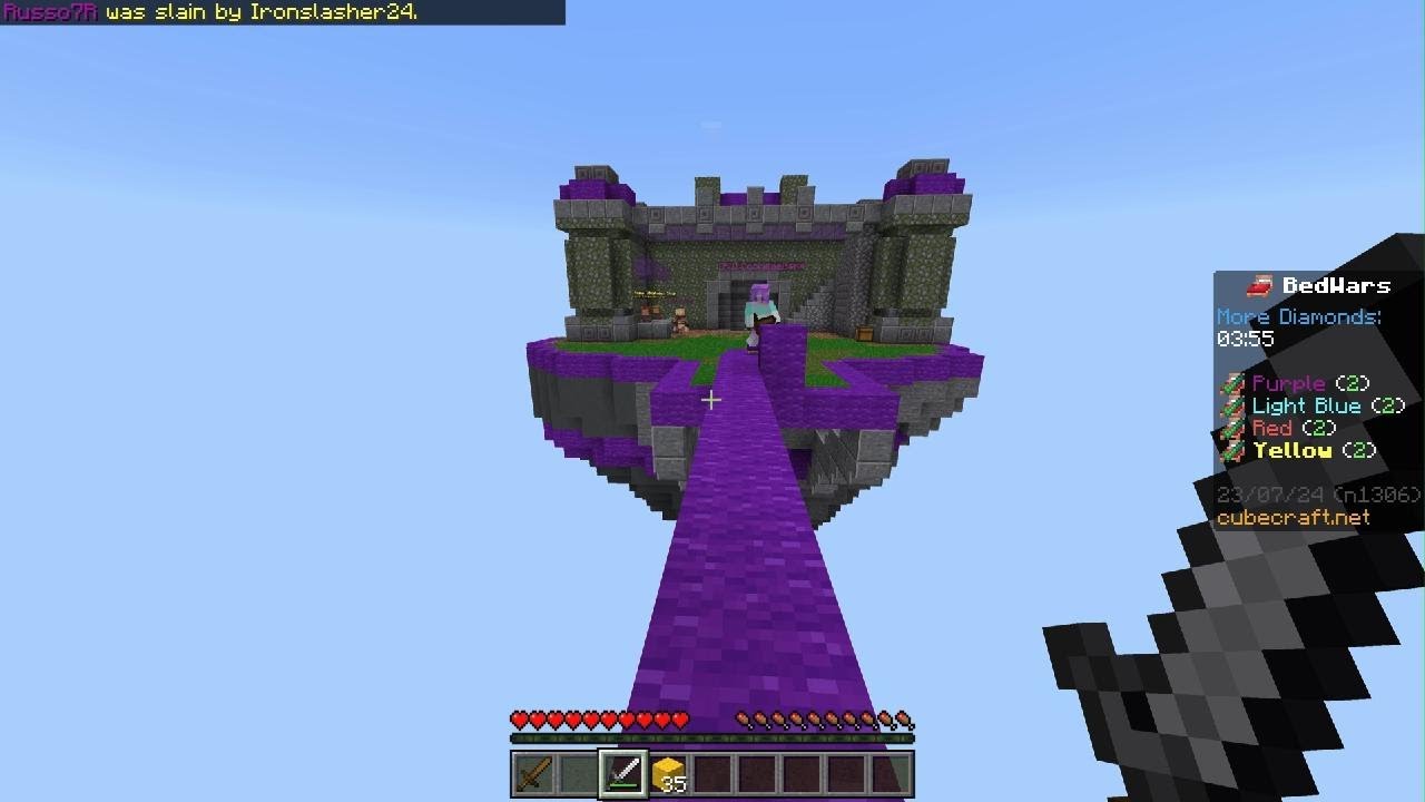 Cubecraft Bedwars Controller Gameplay #10 - YouTube