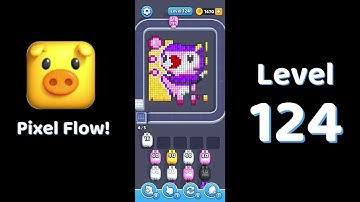 🎮 Pixel Flow Level 124 Walkthrough 💥 | SolutionGuruji
