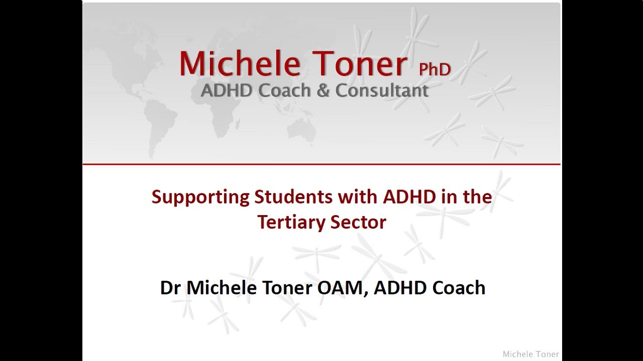 Вебинар ADCET: Поддержка студентов с СДВГ в сфере высшего образования