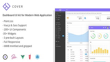 Cover - Dashboard UI Kit for Modern Web Application | Themeforest Website Templates and Themes