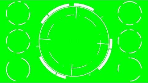 Lock on Target HUD (green screen)