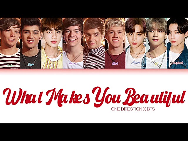 How Would One Direction u0026 BTS Sing ‘What Makes You Beautiful’ (Color Coded Lyrics) class=