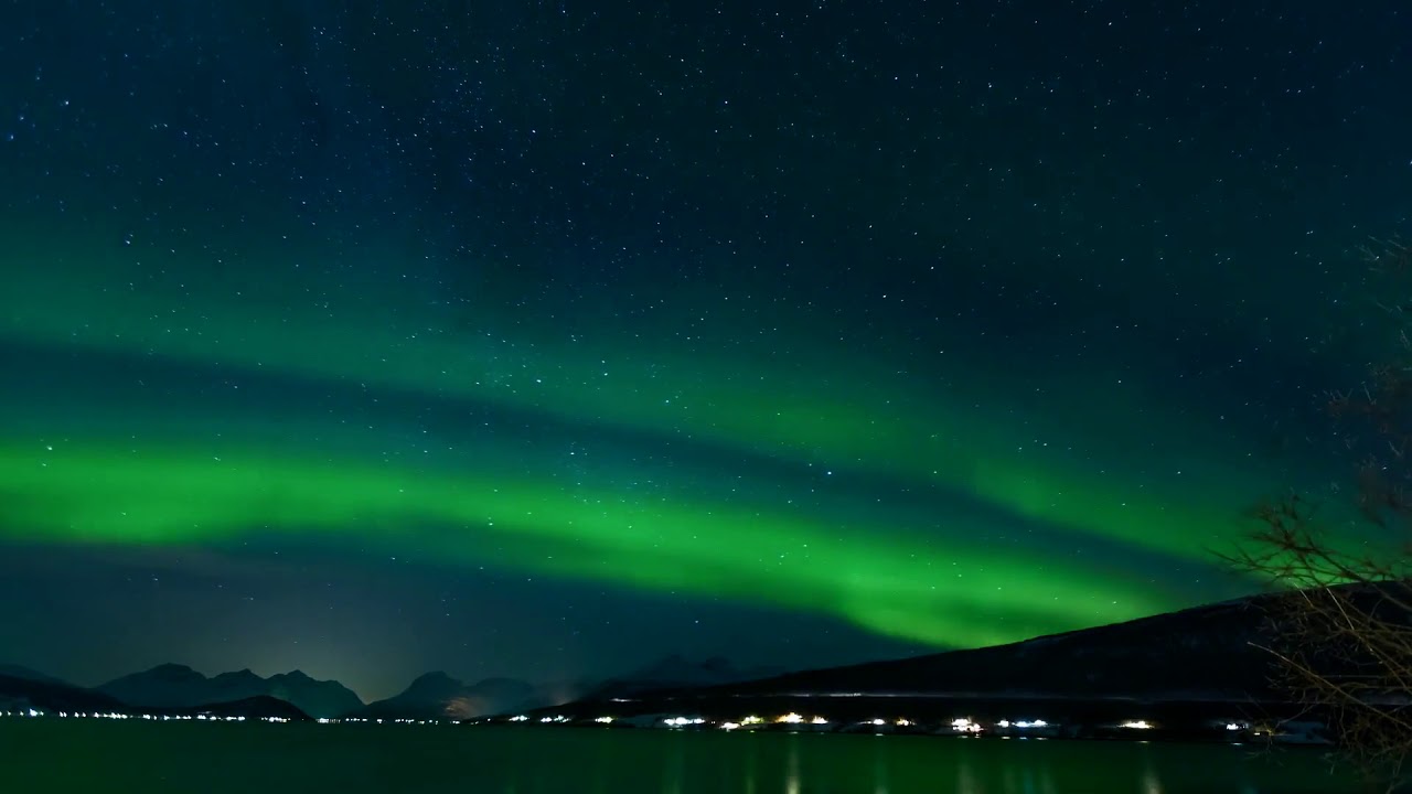 || 4K || Time Lapse Video Of Aurora Borealis
