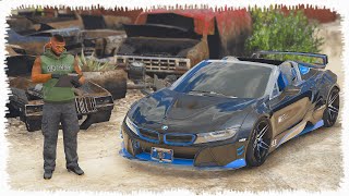 ДЖОННИ СВАЛКАДАН bmw i8ТАУЫА АЛДЫ! (GTA V ) нурченл джони окигасы Джонни Касой ​казакша гта 5