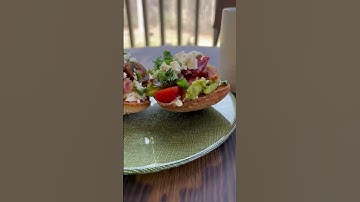 Packed full of colors and flavors. Feta cheese, bacon, tomatoes and olive oil #shorts #springtime