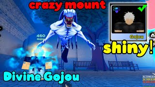 I Got The Shiny Divine Gojou And its Insane!! Roblox Anime Fighters Simulator