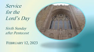 12 February 2023 Season of Epiphany
