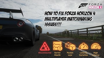 Forza Horizon 4: Online Multiplayer Matchmaking Fix for PC!!!