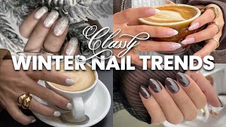 Classy Elegant Winter Nail Trends