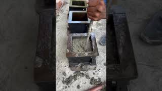 CUBE CASTING FOR SLAB CONCRETE M20 GRADE