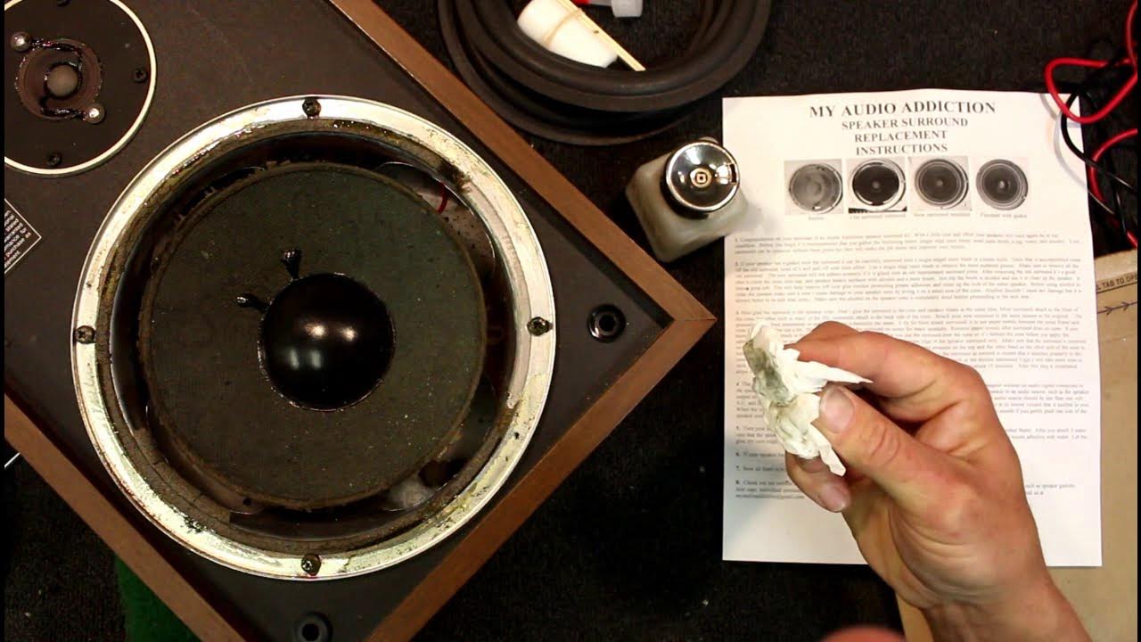 Acoustic Research 6.5" Speaker Foam Surround Repair Kit - 2A65