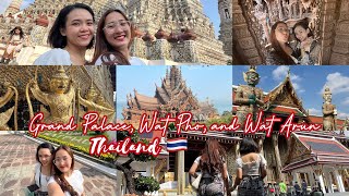 Thailand Grand Palace, Wat Pho, and Wat Arun in 1 day | Bangkok travels | Jessie and Avie