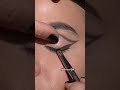 Wing Eyeliner Tutorial For Beginner♥️ #eyemakeup #makeuptutorial #makeup #makeuphacks #youtubeshorts
