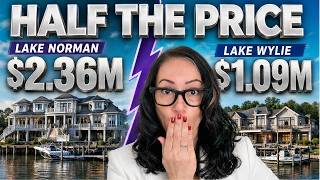 Lake Norman vs Lake Wylie 2026: HALF the Price for Charlotte Waterfront Lake Norman vs Lake Wylie 2026: HALF the Price for Charlotte Waterfront
