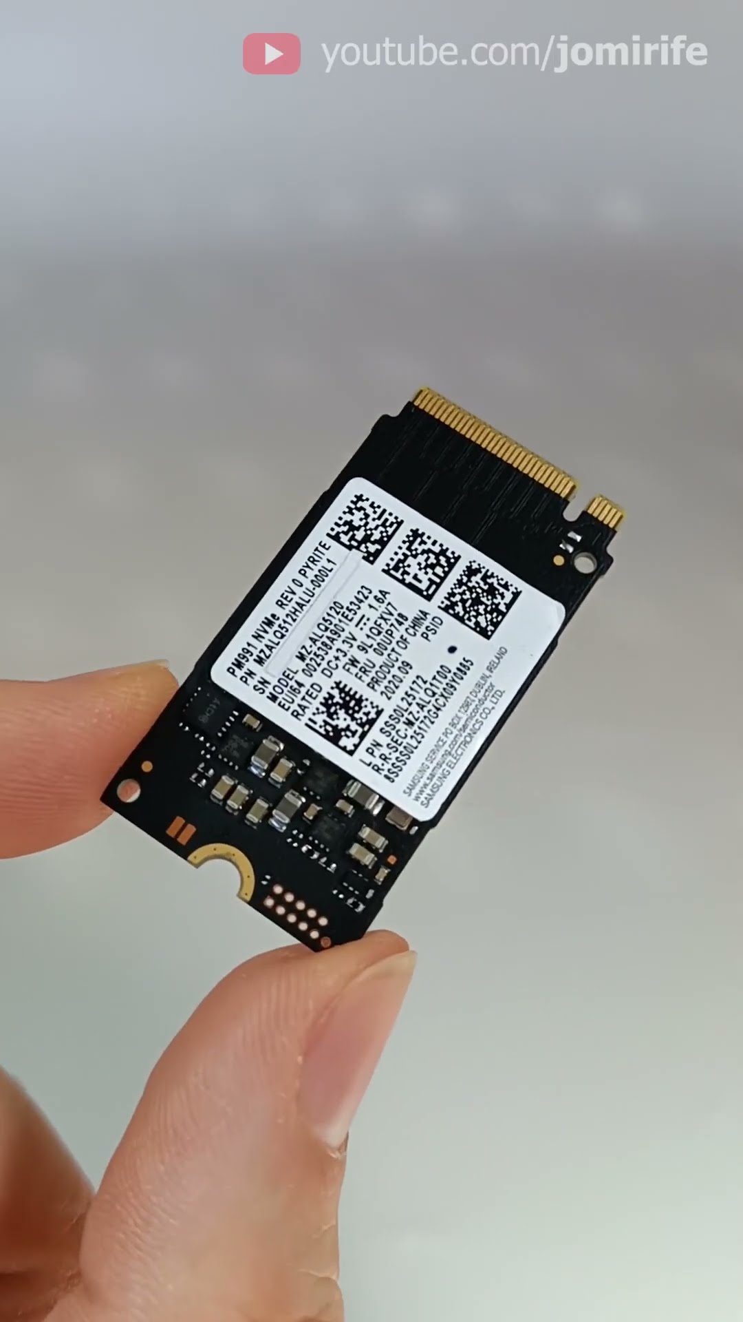 The specifications of the Samsung PM991 M.2 NVMe 2242 SSD - YouTube