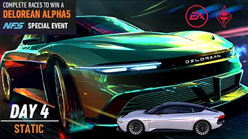DeLorean Alpha5 (Thunderclap Update)| Need For Speed No Limits ,DAY #4