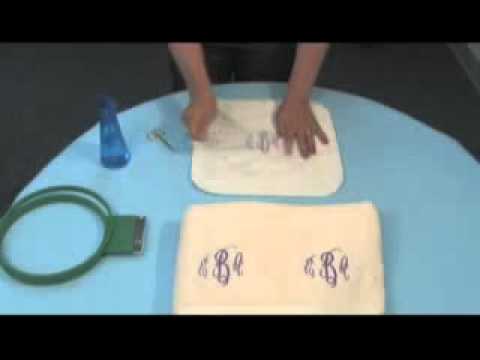 broder-sur-tissu-éponge