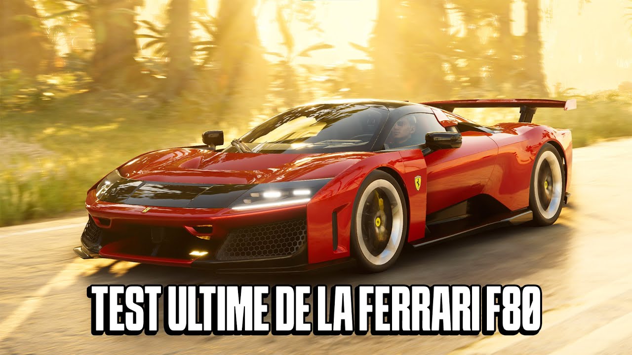 Test Ultime de la Ferrari F80 sur The Crew Motorfest